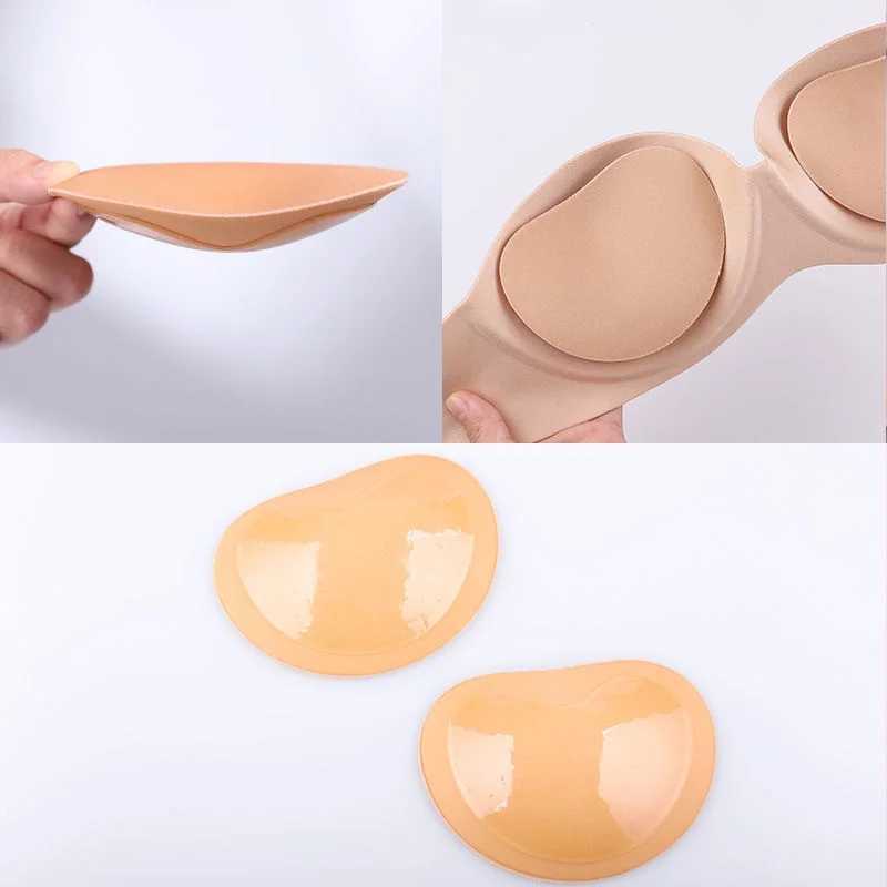 Self-adhesive Silicone Invisible Bra Underwear Chest Pad Extra Thick Underwear Sponge Bra Pad EnhancersXJ241024
