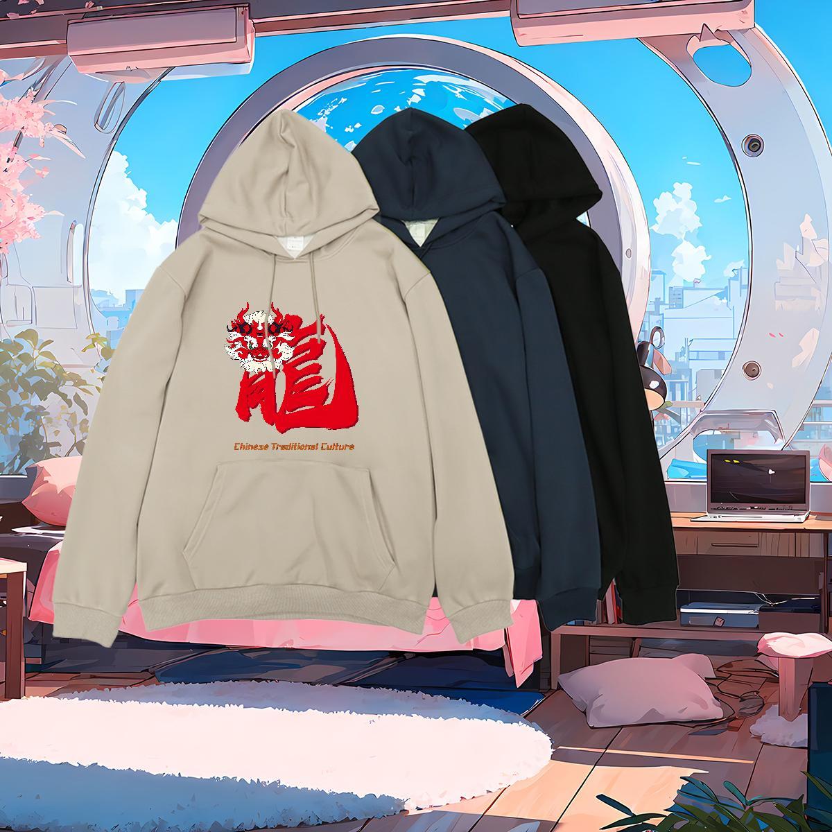 2024 Designer Hoodie US Plus Size Unisex Mens Hoodie Pullover Hoodie Daily Outfit Thick Fleece Breathable Drawstring Hoodie