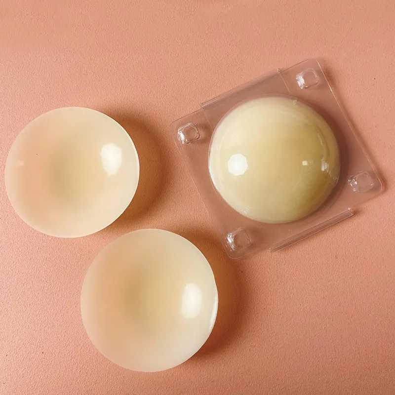 1 Pair Invisible Thin Non Adhesive Silicone Breast Patch Nipple Patch Cover Petals Stickers Seamless Silicone BraXJ241024