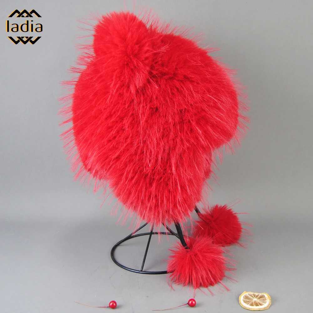 Winter accessory with ear piece suitable for Winot hat Korean rabbit skin Bber catcher thick puffy warm earmuff X241023