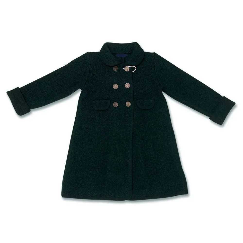 Childrens Clothing Autumn/Winter Spanish Princess Solid Teen Boys and Girls Thick Warm Long Jacket Coat Childrens Coat W241023