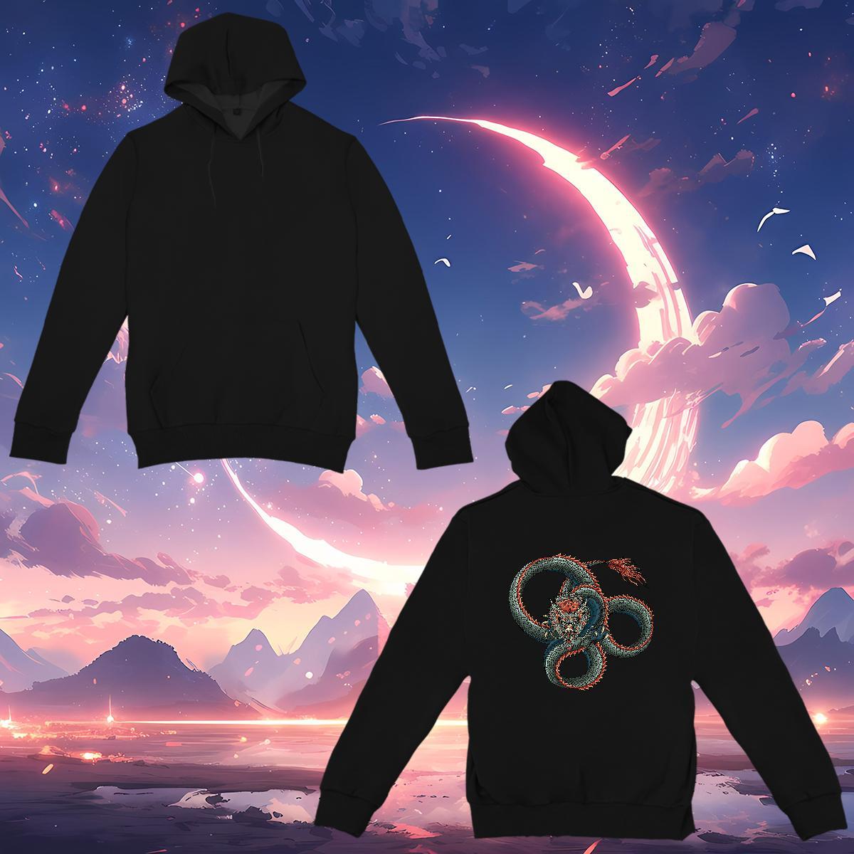 2024 DIY Hoodie Men US Plus Size Comfortable Hoodie Pullover Clothings Hip Hop Street Velvet Thick Breathable Drawstring Hoodie