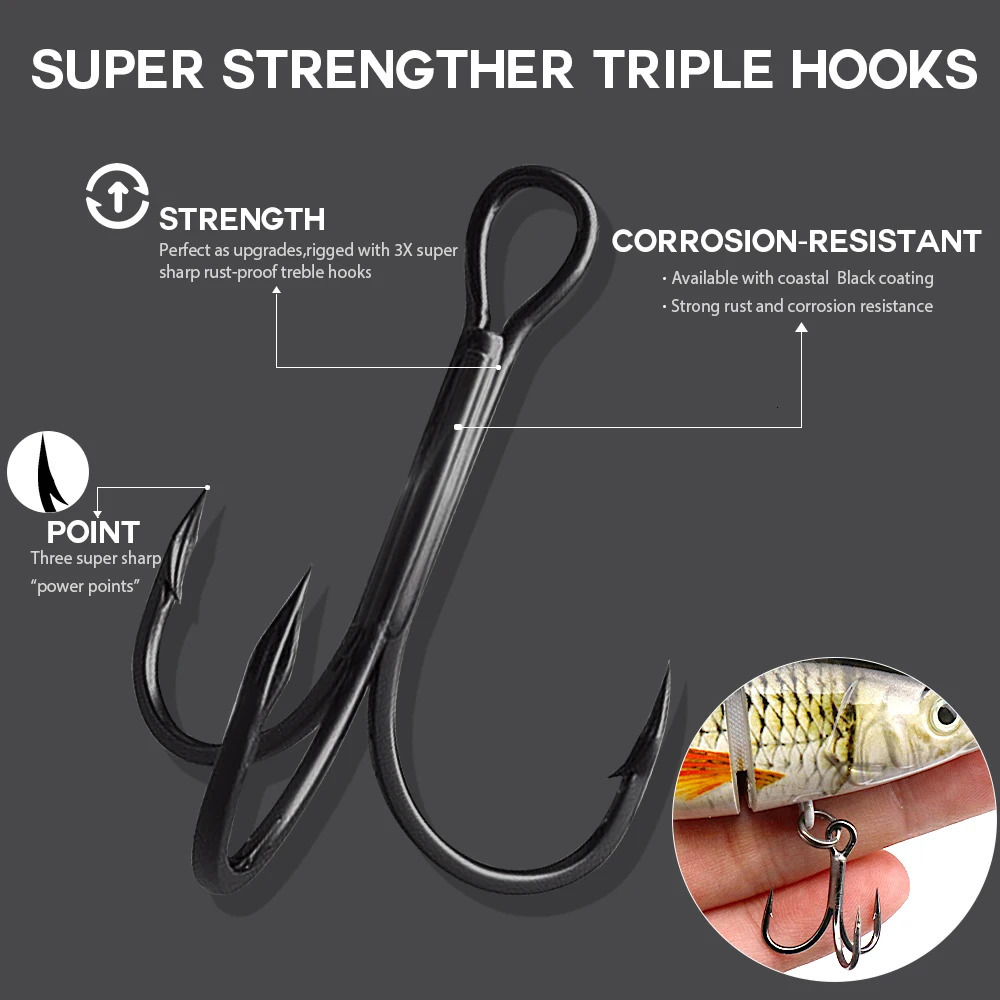 VTAVTA 1014cm Sinking Wobblers Fishing Lures Jointed Crankbait Swimbait 8 Segment Hard Artificial Bait For Tackle Lure 241024