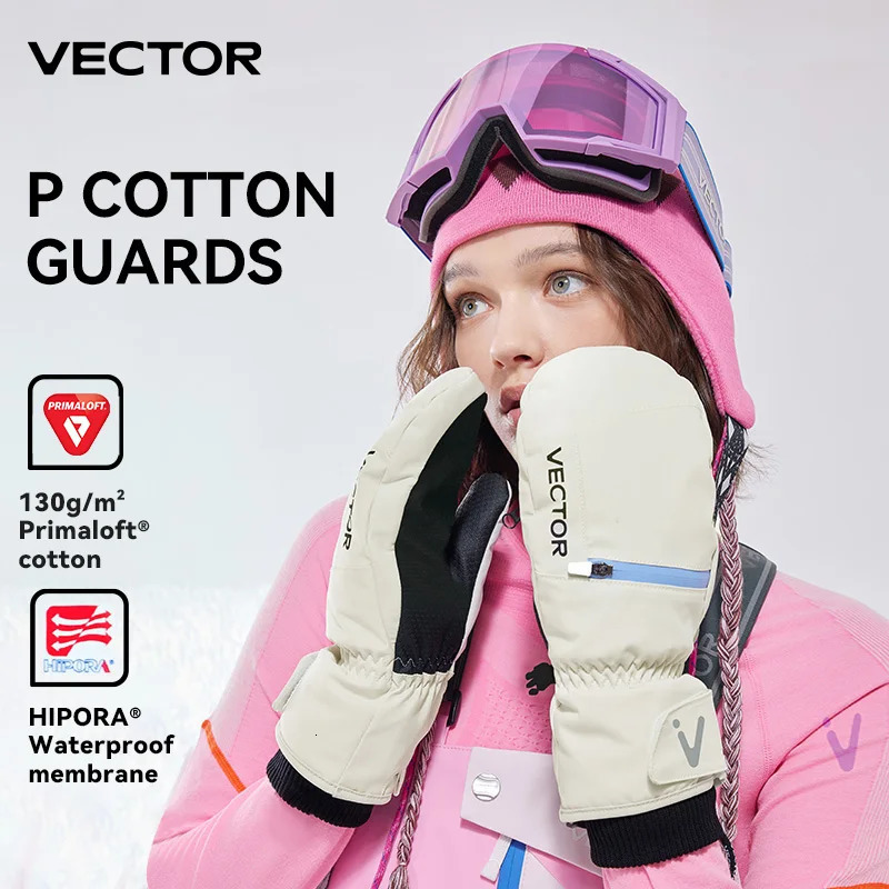 VECTOR Mens and Womens Detachable Cotton Protective Gloves Are Windproof Splash Proof Anti Slip Warm Wearresistant 241024