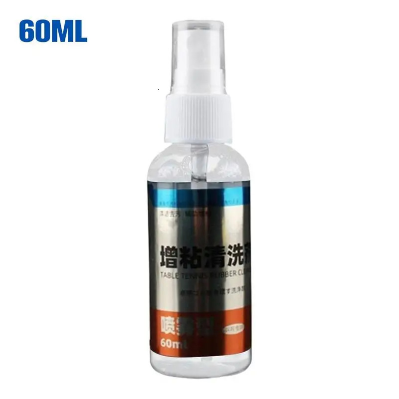 60ml Table Tennis Rubber Cleaner Spray Racket Set Tackifier Polish Super Strong Removal Maintenance Fluid 241024