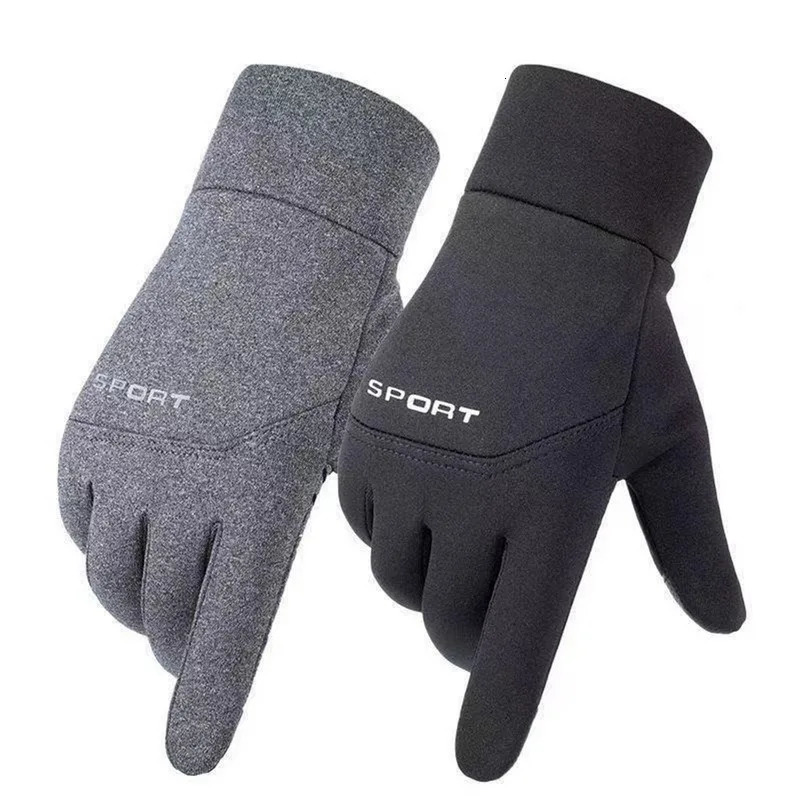 Winter Warm Fleece Gloves Waterproof Windproof Thermal Touch Screen Cold Weather Outdoor Running Sports Hiking Ski 241024
