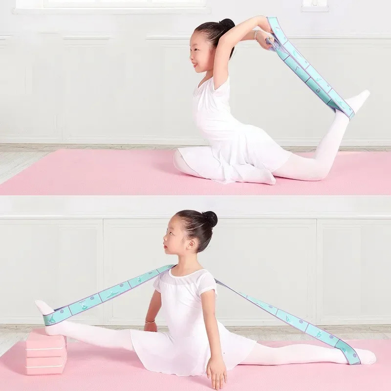 8 Dance Training Segmented Band Stretching Belt for Ballet Gymnastics Pilates Yoga Exercise Elastic Resistance 241024