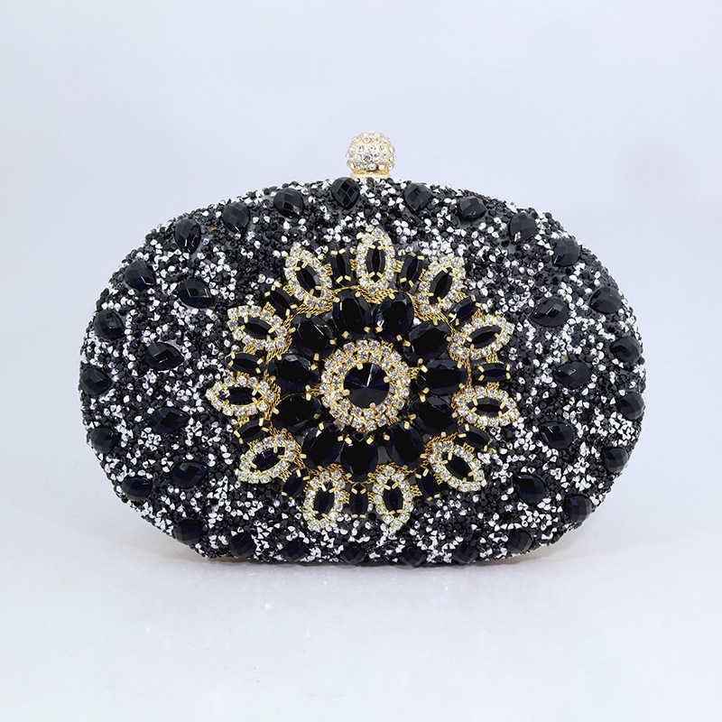 CMM New Sunflower Diamond Set Dinner Bag Womens Cheongsam Dress Evening Handbag Clutch