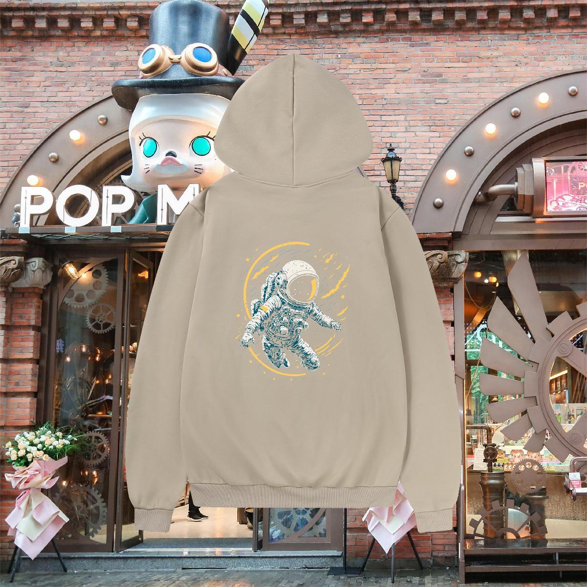 Stylist Hoodie Hooded Collar Comfortable Mens Hoodie Custom Print Oversized Pullover Hoodie Anime Printing Street Cotton 350g