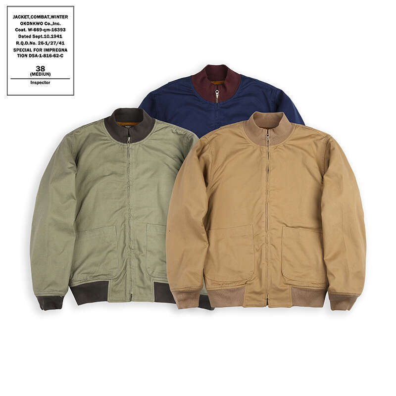 Okonkwo AMEKI Soldier Tank Jacket Stand Collar Cardigan Outdoor Camping Trekking Training Hiking Diving Climbing Military Coat