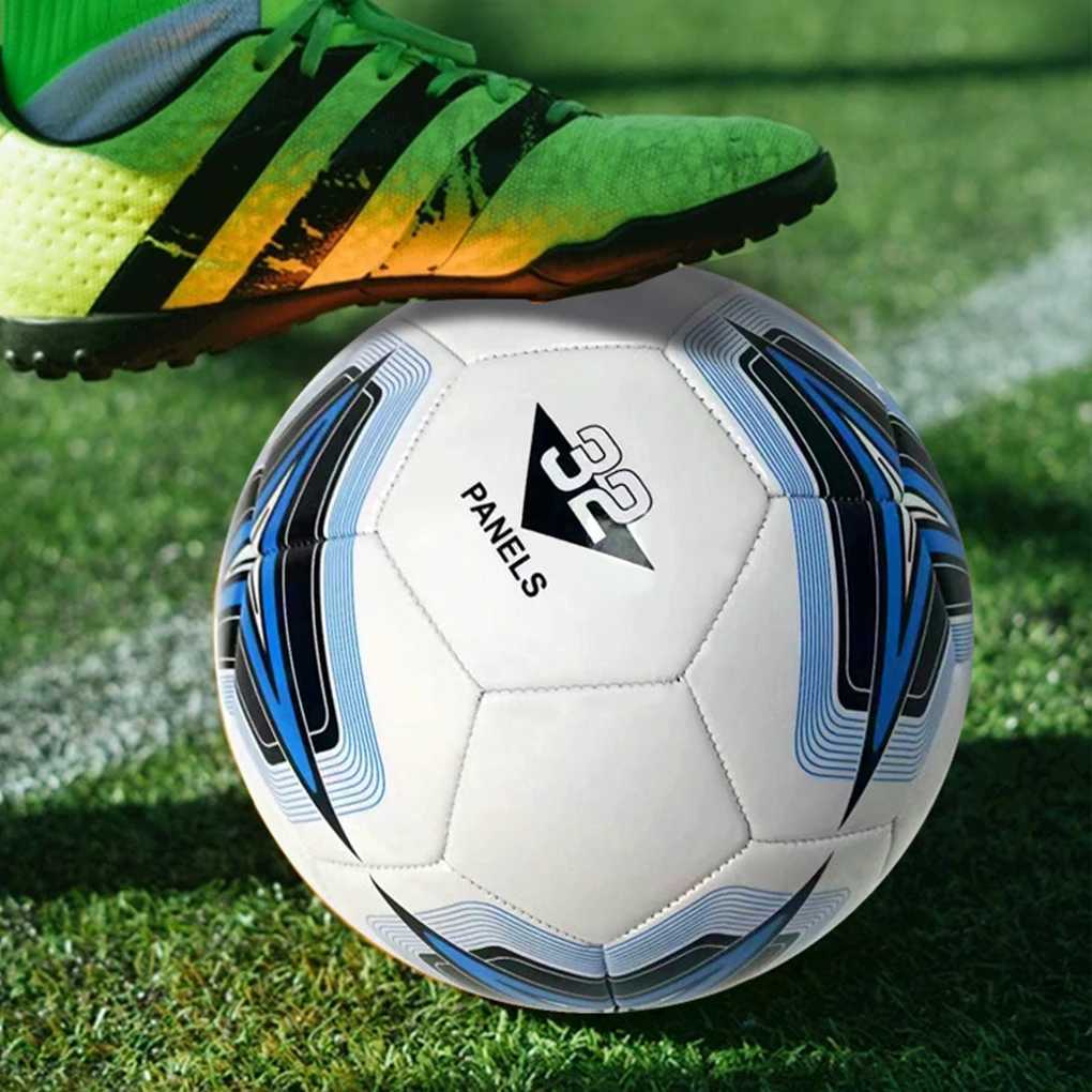 New PVC Machine-stitched Football Soccer Balls Official Size 5 Match Balls Seamss Wearproof Anti-slip Training FootballXJ241023