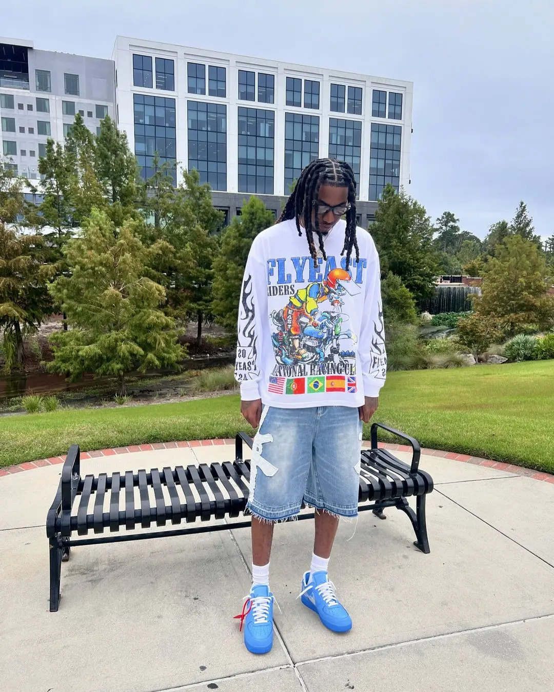 Harajuku bicycle long sleeved oversized womens Gothic love T-shirt Y2K top long sleeved oversized T-shirt mens clothing 241024