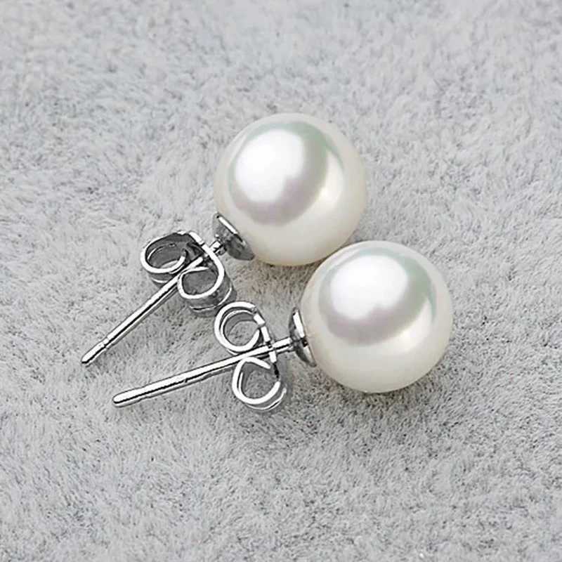 925 sterling silver womens high-quality jewelry pearl stud earrings XY0197 W241023