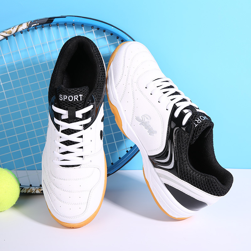Badminton men, large size breathable and non slip volleyball, table tennis, professional training sports shoes for women