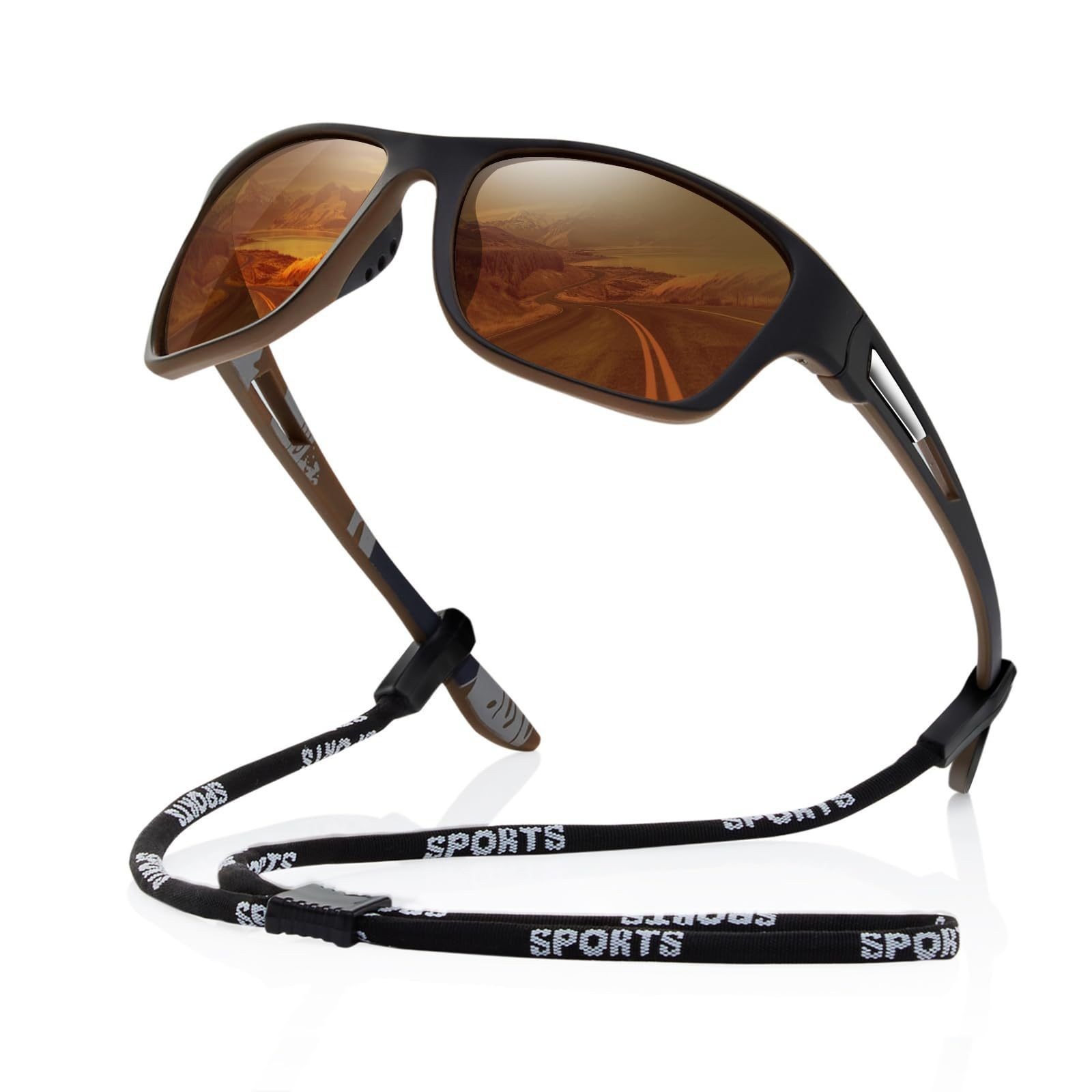 and European American Cross-border Fashion Sports Men's Night Vision Polarized Riding Sunglasses Sunshade Glasses Wholesale