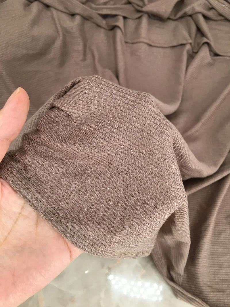 nice Color Headscarf Solid designers go Bandana ece Thread Striped Breathable Hijab Scarf Stripes Scarves