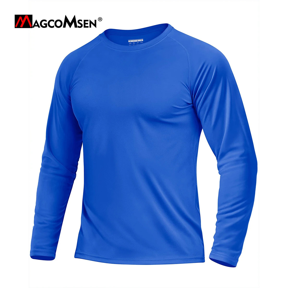 Magcomsen Training Rush Protective Mens Sunscreen T-shirt Summer UPF 50Long Sleeve T-shirt Fast Drying Sports Performance T-shirt 241024