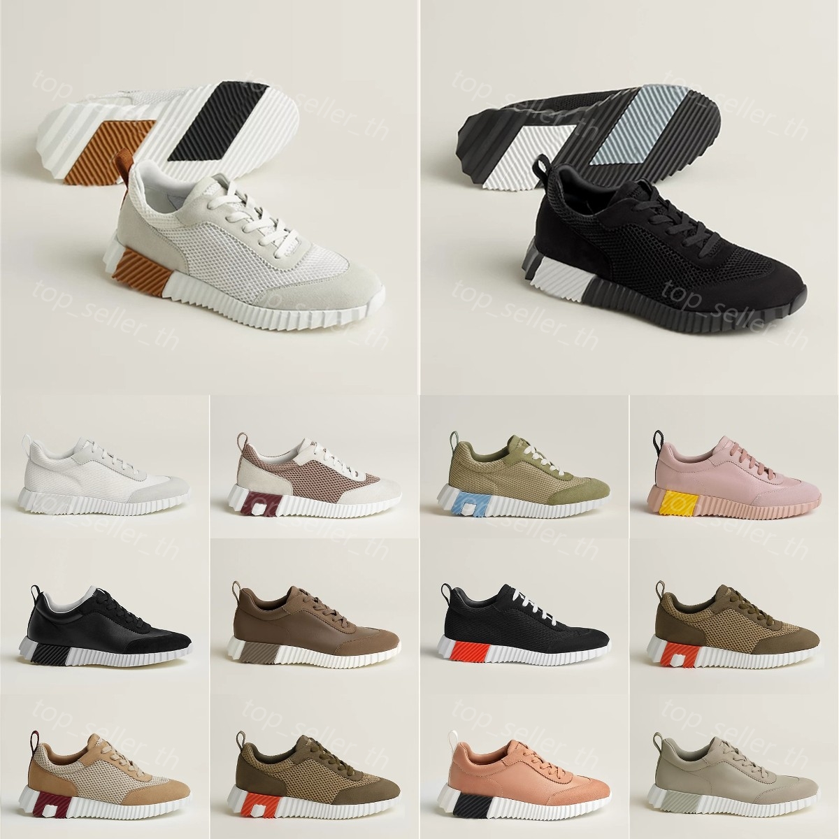 Bouncing sneaker women Designer Trainers Hommes CalaUres Coube Runner Suede en maille Luxury Fashion Fashion Caoutchouc Loule décontractée Bounce