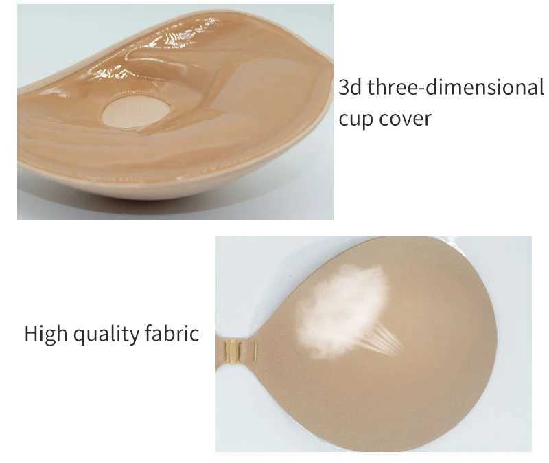 Sexy Self Adhesive Invisible Bra Buckle No Shoulder Strap Silicone Chest Stickers Women Gathering Push Up Bra for Night DressXJ241024