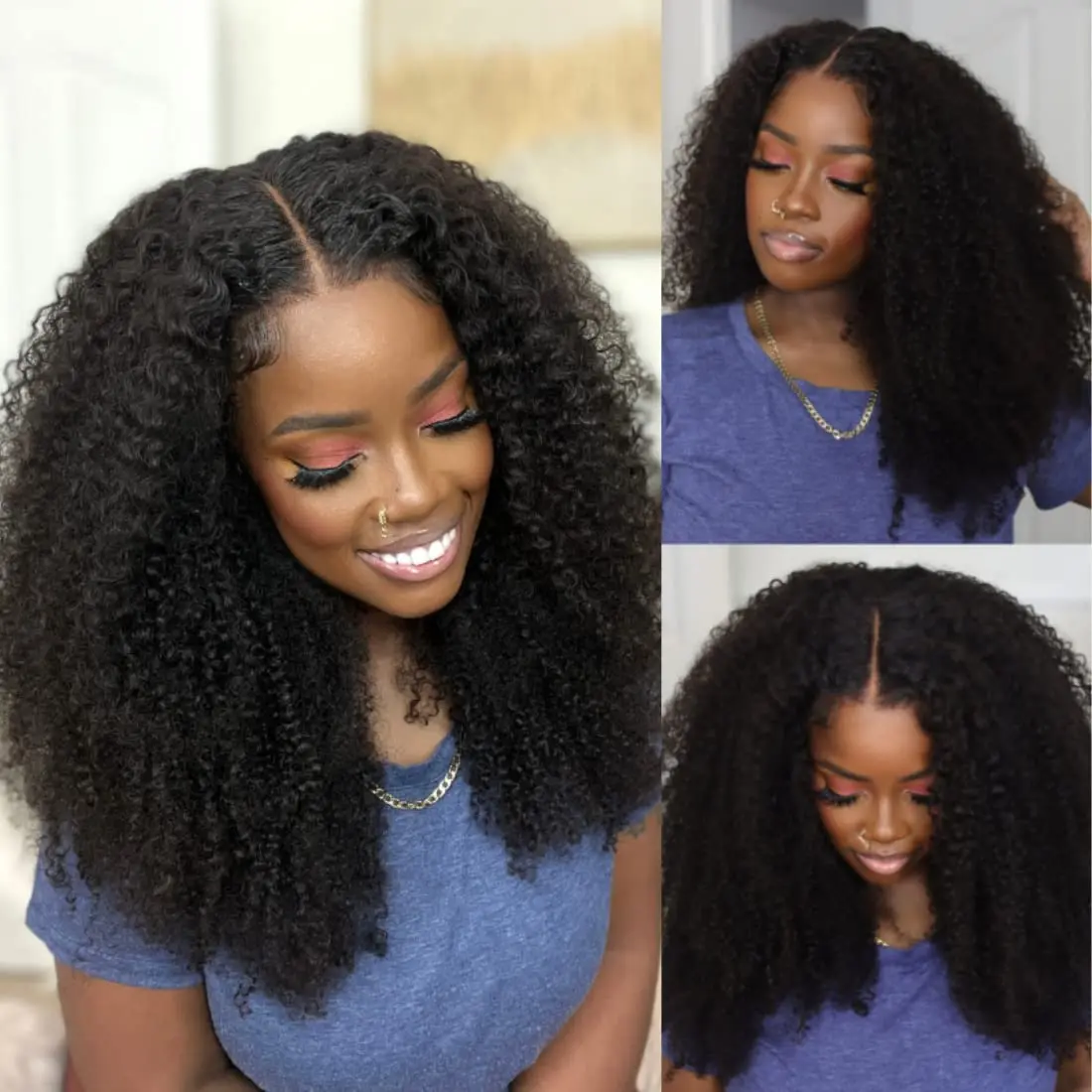 250% Density Brazilian Short Bob Jerry Curly Human Hair 13x4 Transparent Frontal Full Lace Front Wig Synthetic for Women