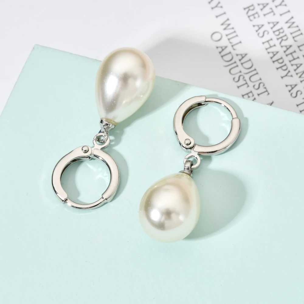 Tsunami Water Drop Pearl Earrings Women/Girls Sweet and Romantic High Quality Earrings ER-458 W241023