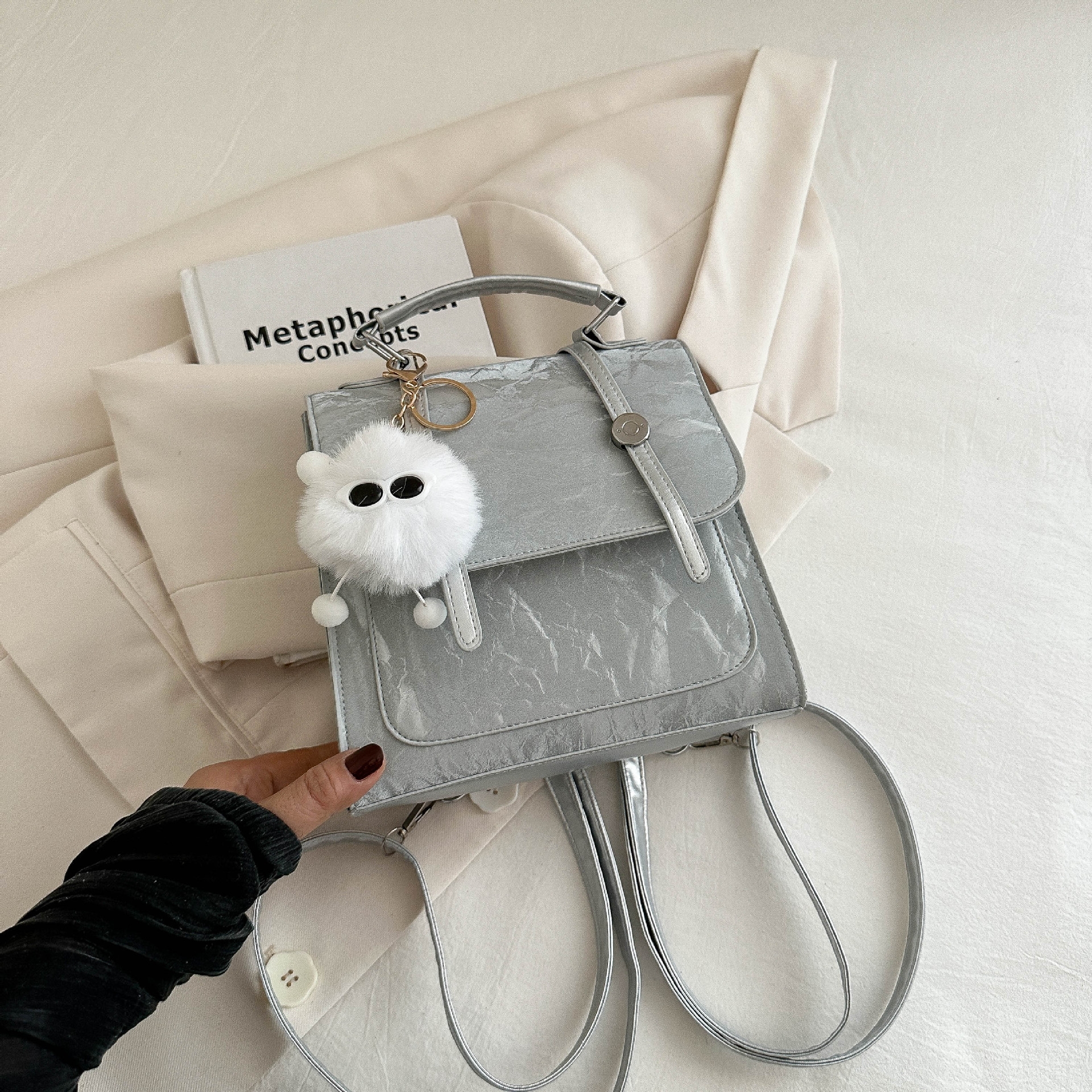 2025 Designer 2024 Summer 3 New Casual Handheld Large Capacity Personalized Fashion Backpack free shipping