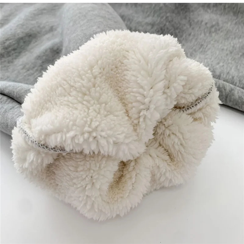 Boys casual thick pants winter childrens aprons warm pants childrens pants clothing wool cotton leg mens pants 2-8 years old 241024