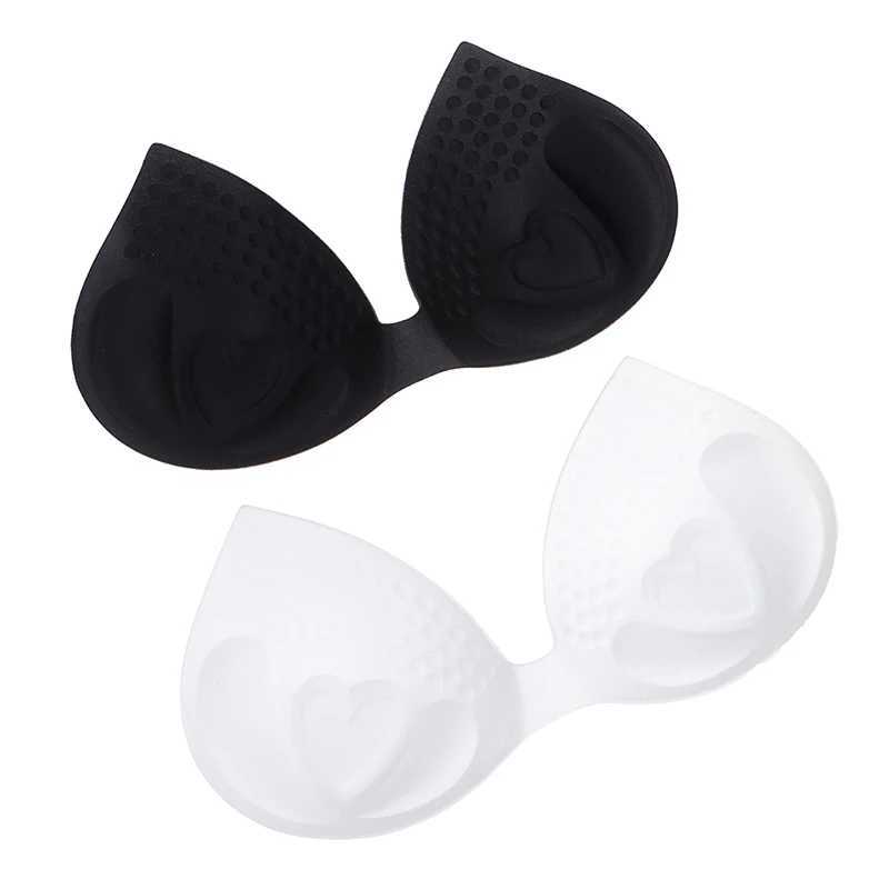 Women Thick Sponge Heart Bra Pads Push Up Breast Removable Bra Padding Inserts Cups For Swimsuit Bikini Padding Invisible PaddedXJ241024