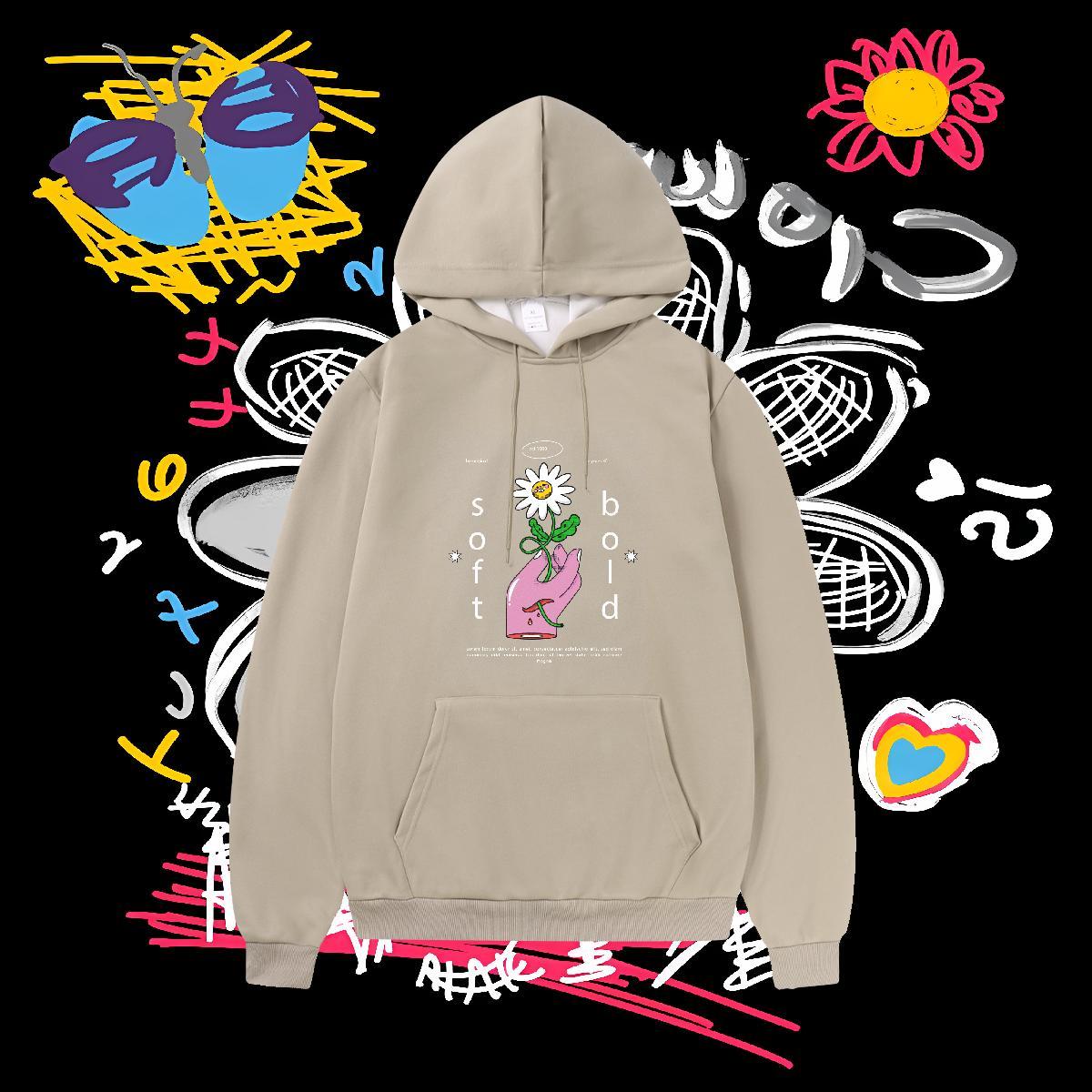 Factory Direct Men's Hooded Sweatshirt Breathable Soft High Quality Men Hoodie Plus Size Custom Clothes Hoodie Casual Velvet Thick