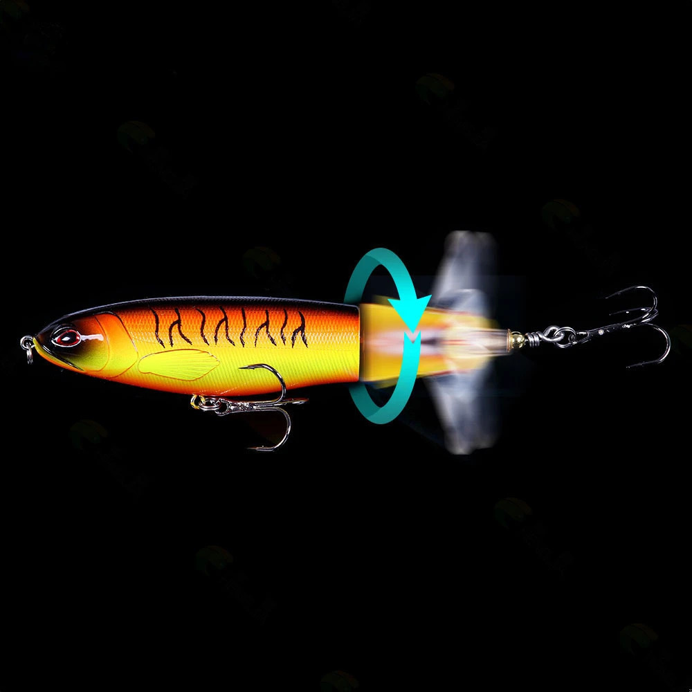 13g 17g 36g Whopper Popper Propeller Topwater Fishing Lures Artificial Bait Hard Crankbait Wobbler Rotating Tail Tackle 241024