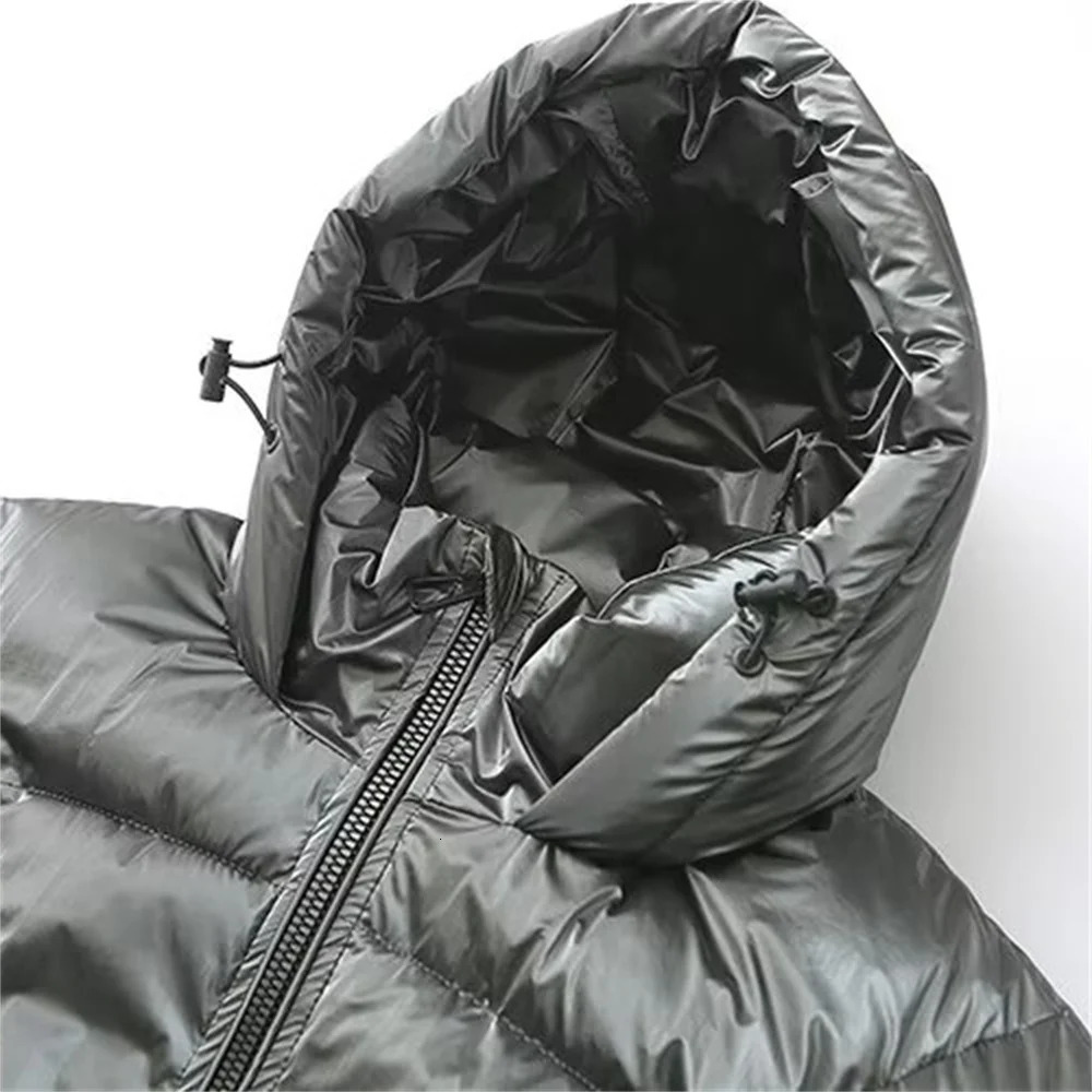 PB ZAs womens fashionable hooded long sleeved warm cotton jacket for early 241024