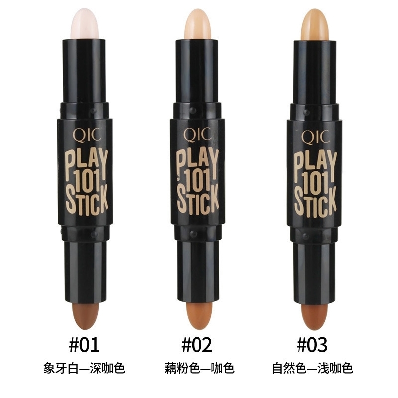 Lady Highlight Foundation Base Contour Stick Beauty Powder Cream Shimmer Concealer Camouflage Pen 241015