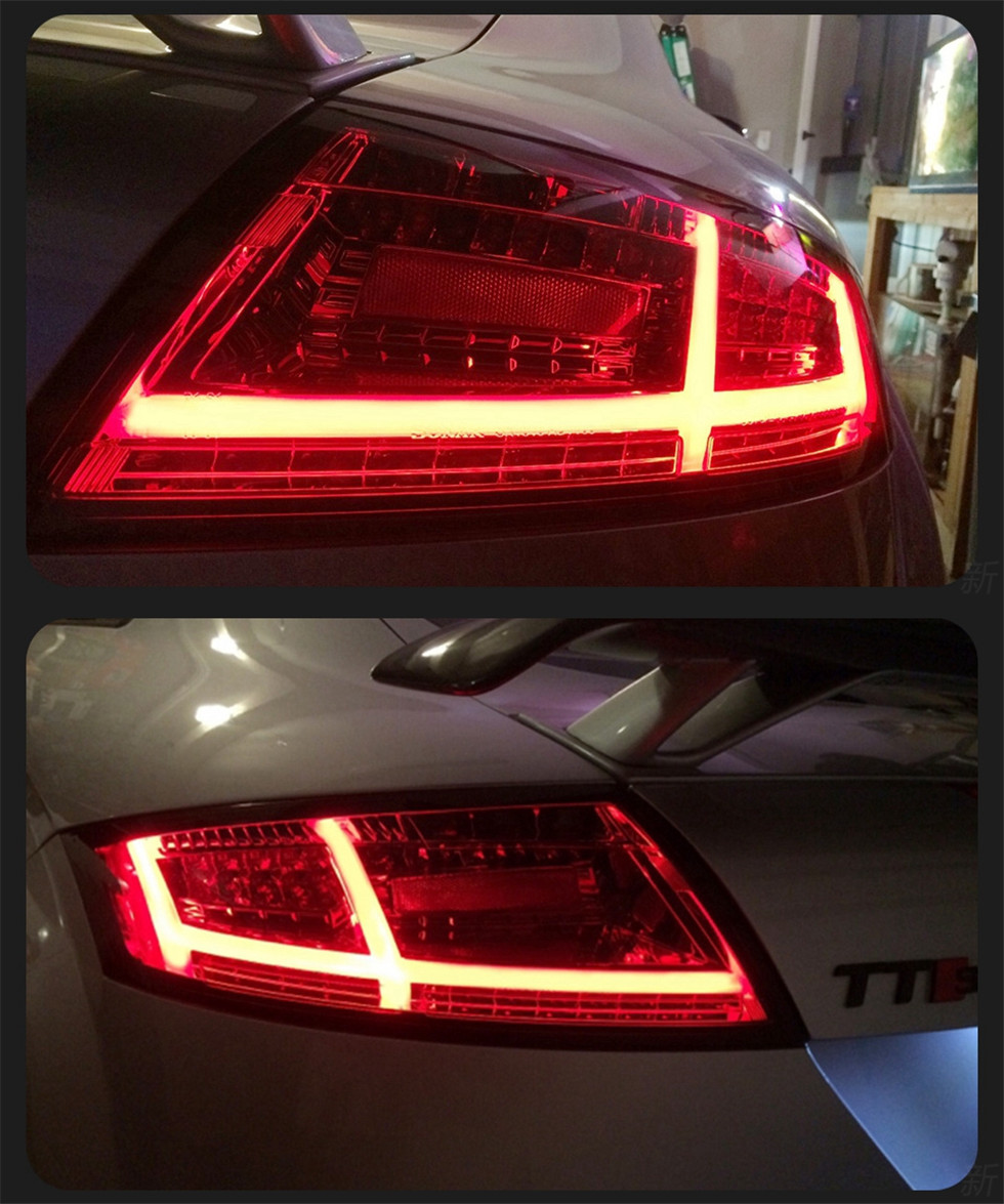 Taillights for AUDI TT 2006-2013 animation rear brake lamp Dynamic Signal Automotive Accessories