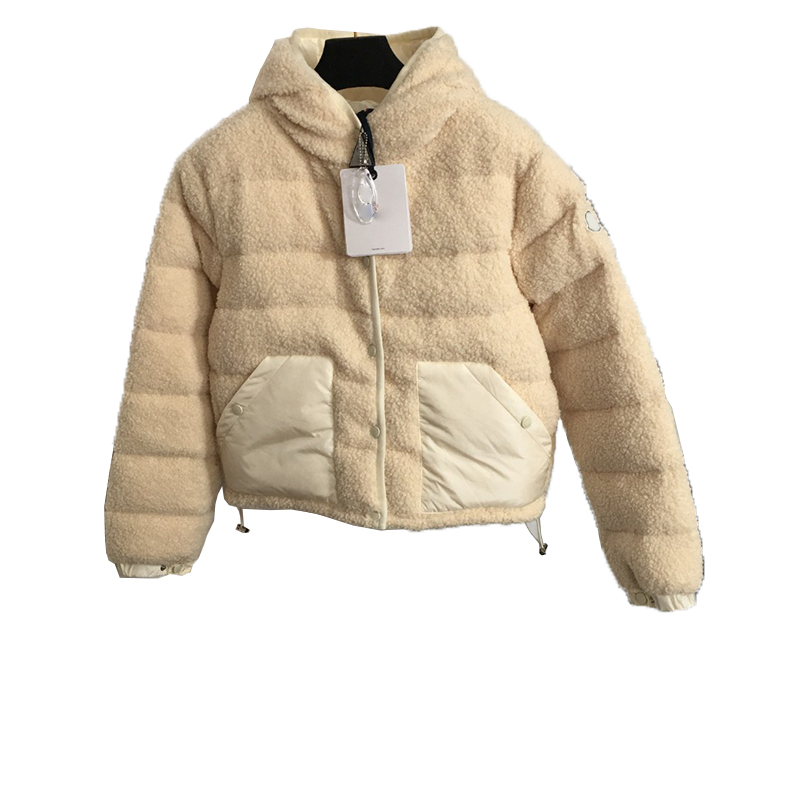 Les vêtements d'extérieur en laine femelle épaississent les manteaux de créateurs d'hiver laine chaude vestes belles charm filles filles ventre v