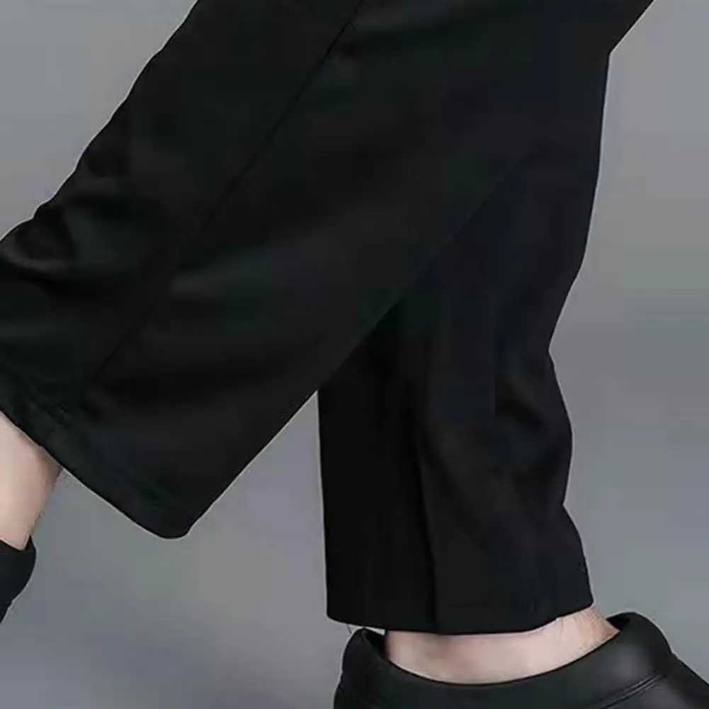 Chef Pants unisex loose elastic waist soft breathable pocket Stretchy Service Cook restaurant uniform waiter safety Trouser W241023