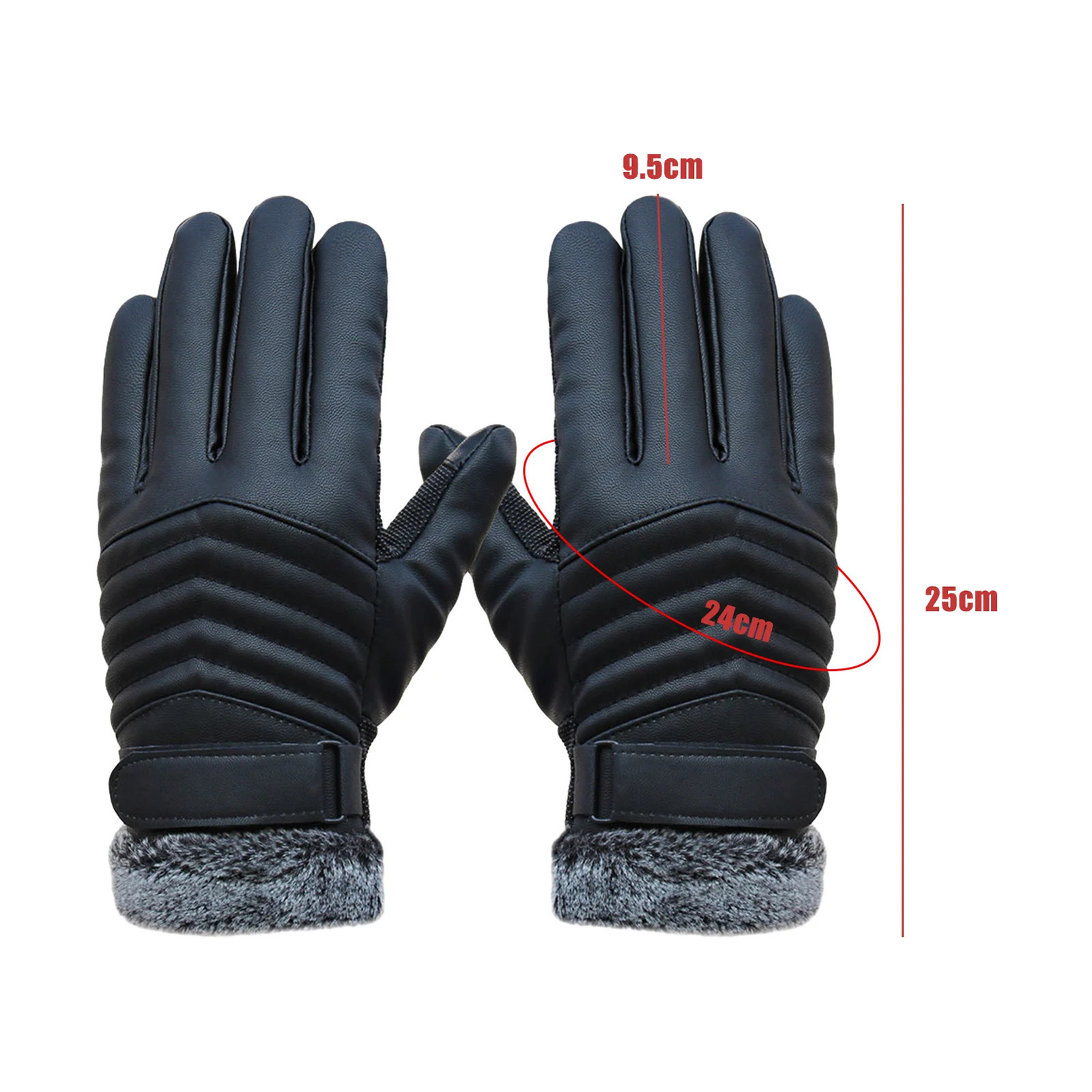 Mens Winter Snowboard Ski Gloves Textural Skin Feeling Surface Riding Tool for Sport Office Outside Business 241024