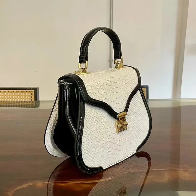 y Womens Handbag Genuine leather Bag Fashionable Small Square Versatile Shoulder Crossbody 241021