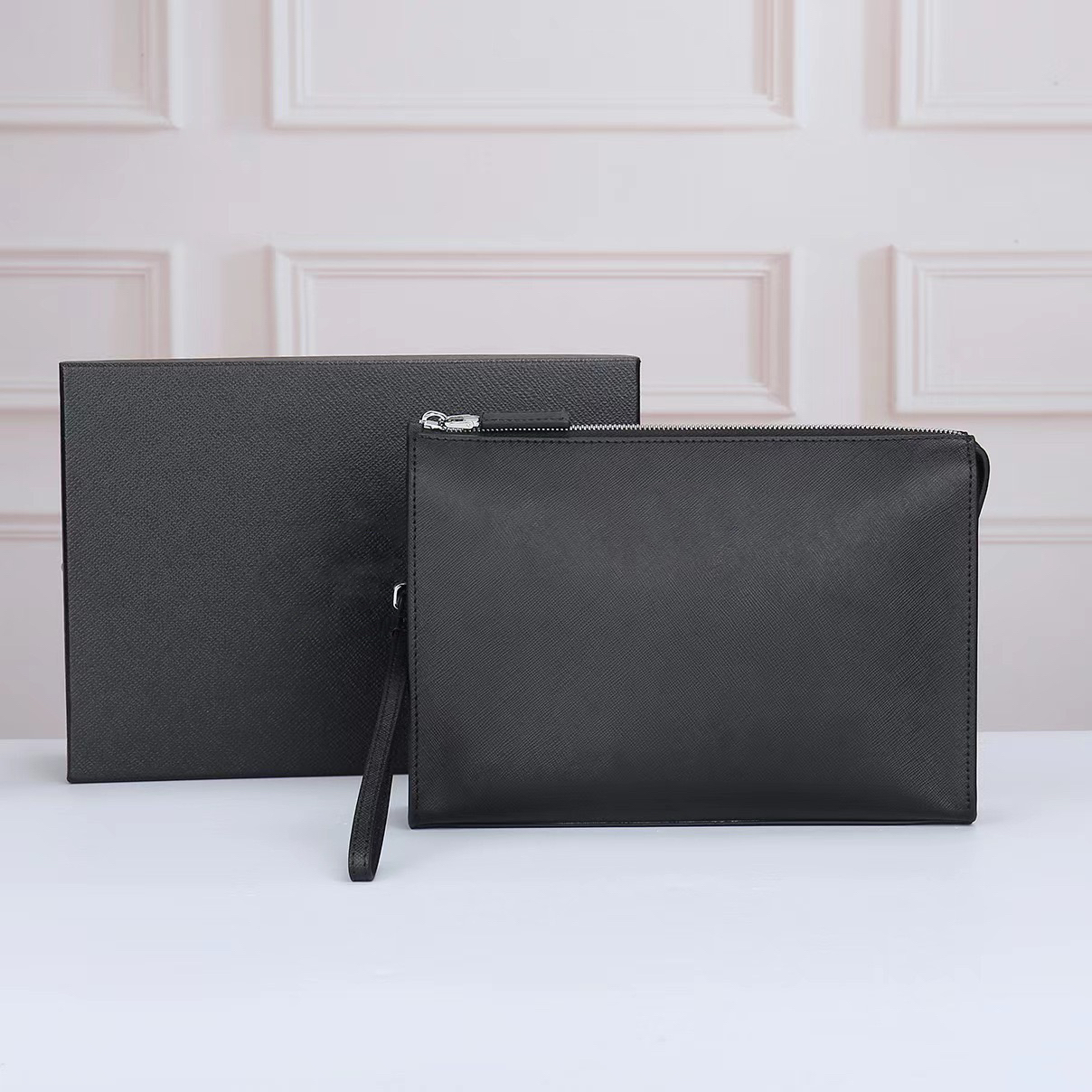 Designer Satchel bags briefcase shoulder bag for men Clutch Toiletry bag purse genuine leather messenger bag designer phone purse fashion shoulder bag
