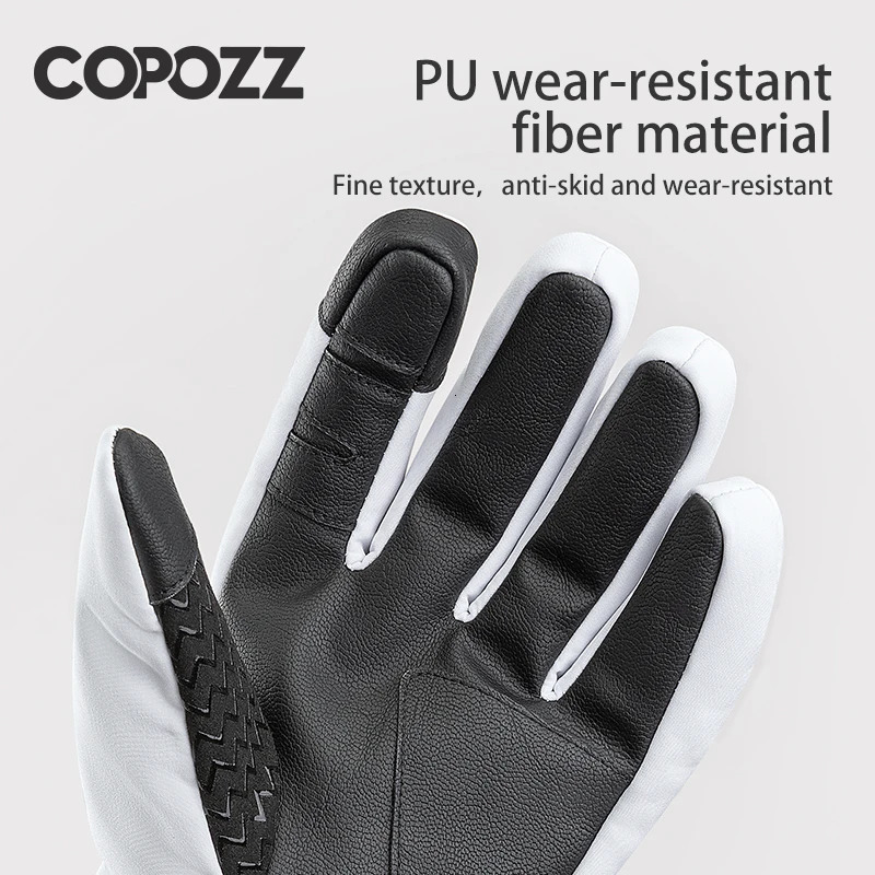 COPOZZ Winter Ski Gloves Hipora Diaphragm Thinsulate Snowboard Thermal Warm Touch Screen Skiing Men Women 241024