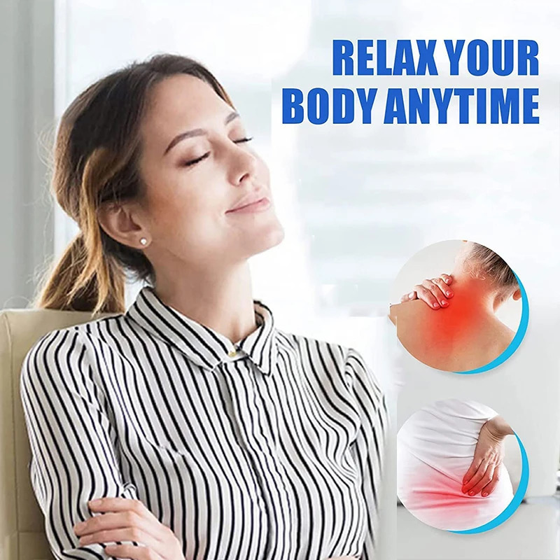 Electric Heated Cervical Massage Strap with Adjustable Neck Protection for Autumn and Winter Warmth Portable Black 241024