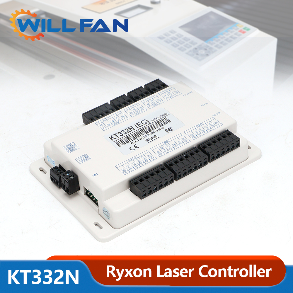 Will Fan Ryxon KT332N Co2 Laser Controller 3inch LCD Panel Motherboard For Laser Engraving Cutting Machine
