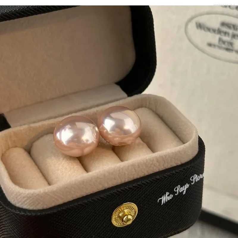 Pink Pearl Earrings for Women Korean Fashion Shell Pearl Earrings Women Girl Gift Luxury Jewellery Women Wedding AccessoriesX241023