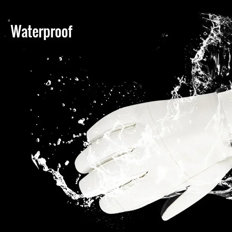 Winter Men Women Ski Gloves Windproof Warm Waterproof TouchScreen Fleece Nonslip Snowboard Snowmobile Cycling Skiing y241024