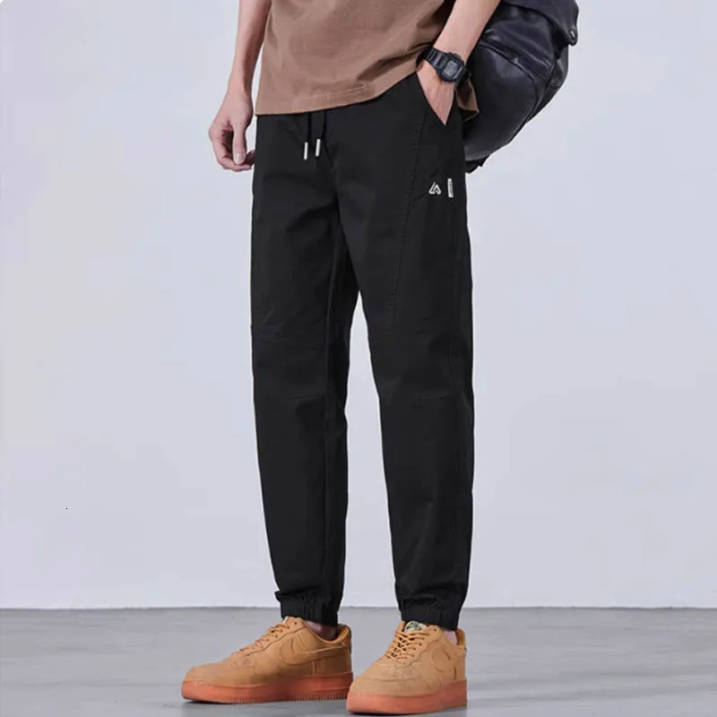 Work pants mens loose pants large summer thin mens multi pocket straight leg casual sports mens pants 241023