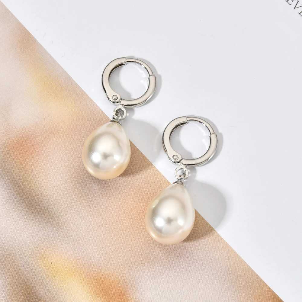 Tsunami Water Drop Pearl Earrings Women/Girls Sweet and Romantic High Quality Earrings ER-458 W241023