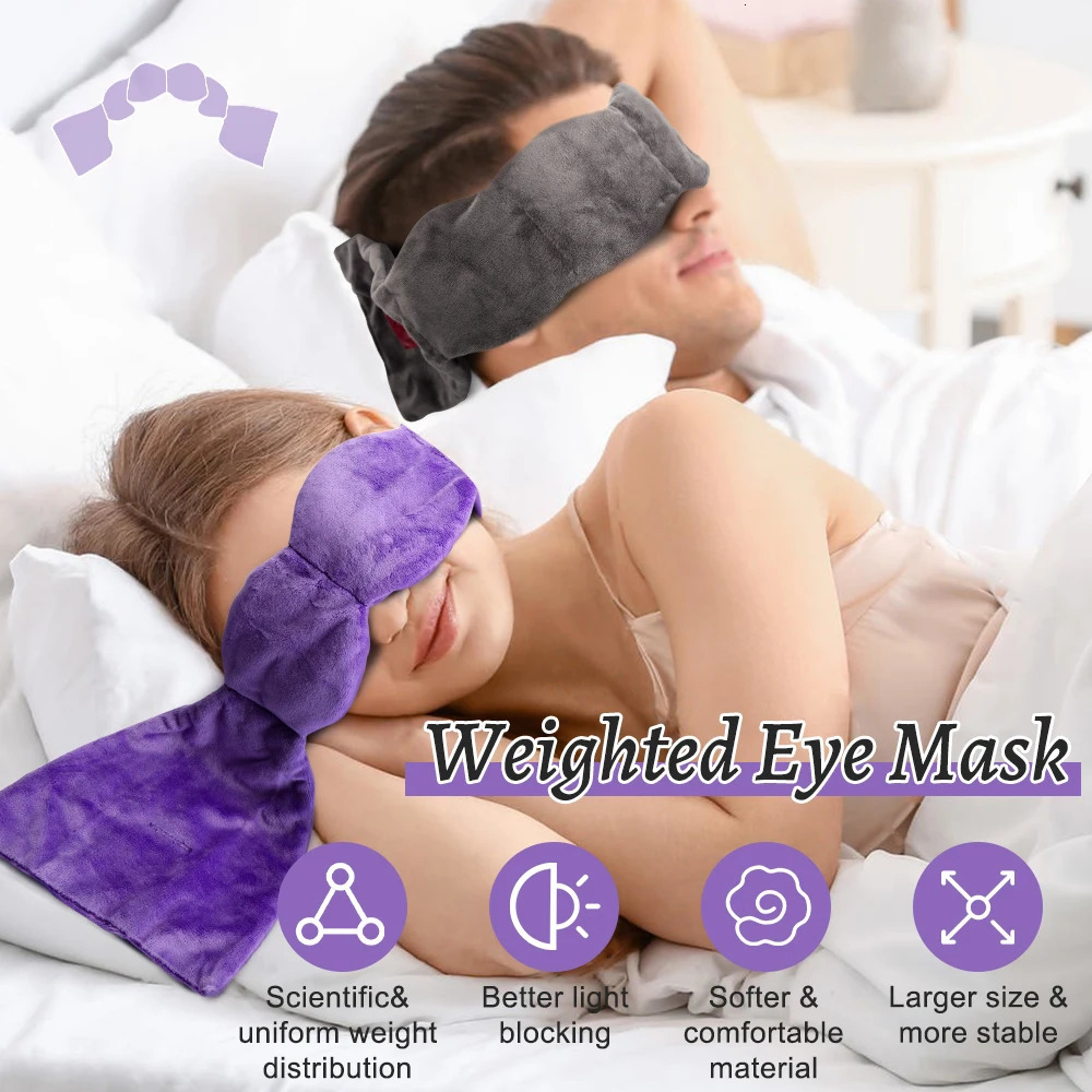 Felt Weight Sleep Mask Gravity Eye Pillow Gravity Mild Pressure Sleep Mask Light Blockage Sleep Travel Relaxation 241024