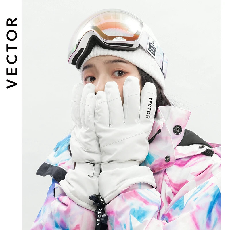 VECTOR Ski Glove Warm Winter Waterproof Skiing Snowboard Gloves Snowmobile Riding Motorcycle Outdoor Snow 241024