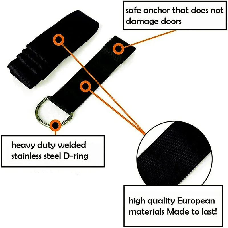Door Flexibility Stretching Leg Stretcher Strap Adjustable Sports Yoga Ballet Band Exercise Soft Belt for Gymnastics belt 241024