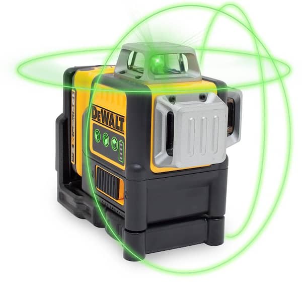 Dewalt DW089LG 3 Sides*360 Degree Vertical 12V Lithium Battery 12 Lines Laser Green Meter Outdoor tools