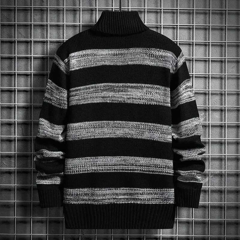 2024 Autumn and Winter New Sweater Round Neck Fashionable Warm Pullover for Men and Women Striped Sweaters LX241024